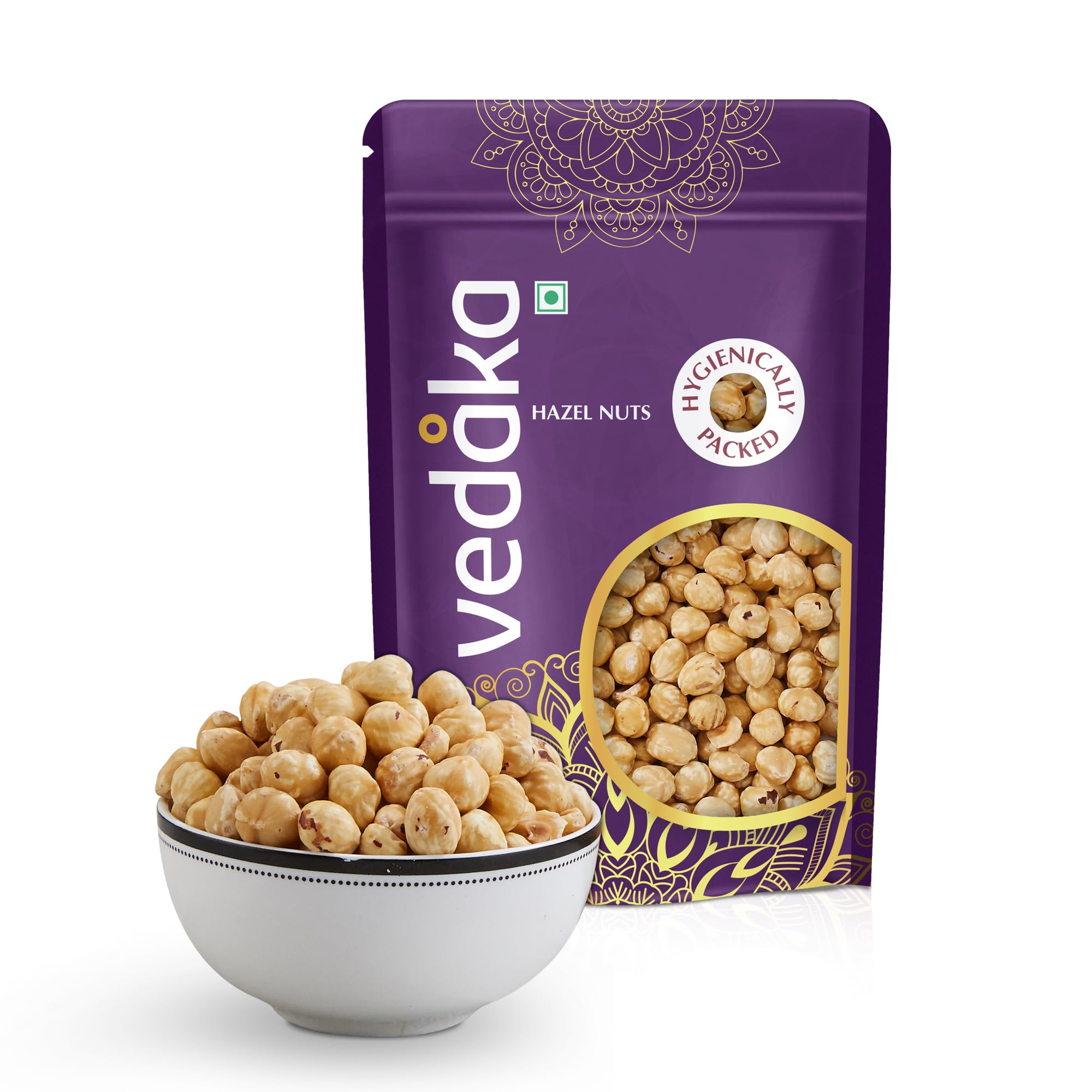 Amazon Brand - Vedaka Premium Dried Hazelnuts | 250G | Natural And Ideal For Snacking