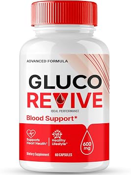 Gluco Revive Pills, Gluco Revive Supplement Capsules, GlucoRevive Health and Wellness Support - Maximum Strength All Natural Advanced Formula, GlucoRevive Health Pills Reviews 60 Capsules