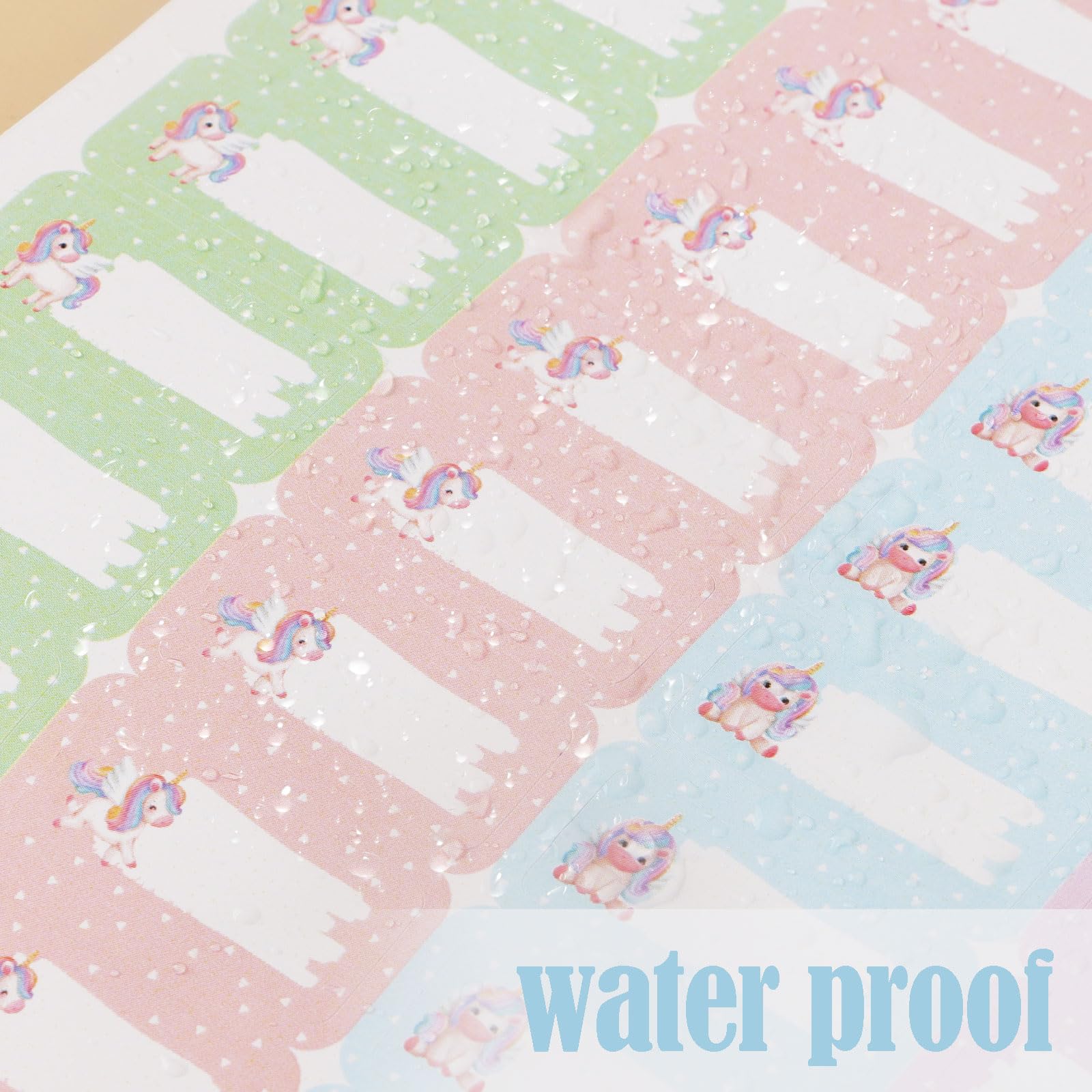 200 PCS Étiquettes Autocollantes Imperméables Étiquettes Vêtement