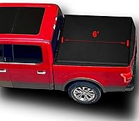 Vista 9 de Cubierta enrollable suave para caja de camioneta de 5.0 pies para Ford Ranger 2019, 2020, 2021, 2022, 2023, 2024, 2025 y 2026 Styleside