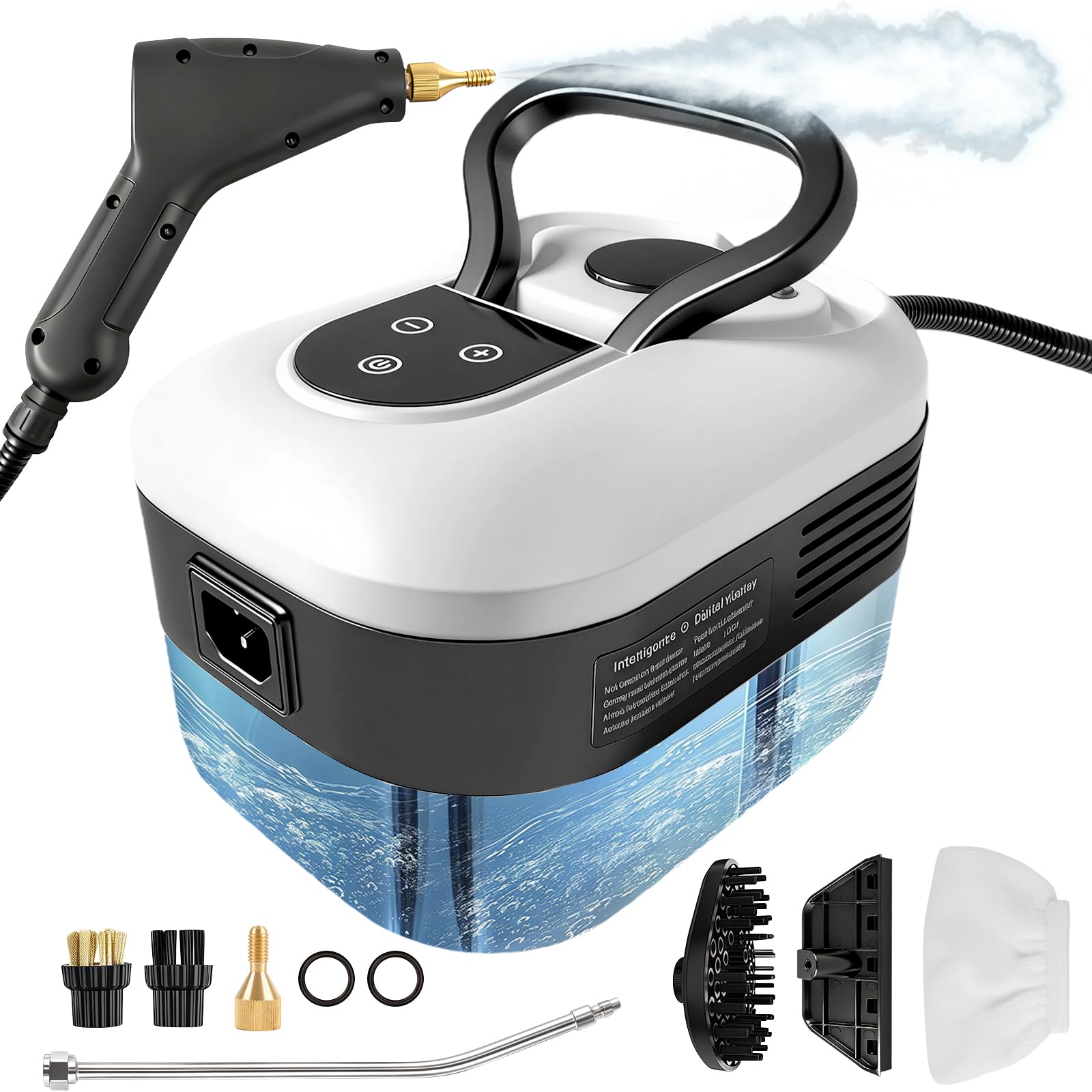 Dampfreiniger 2500W Dampfreiniger Handgerät mit 1.8L Wassertank