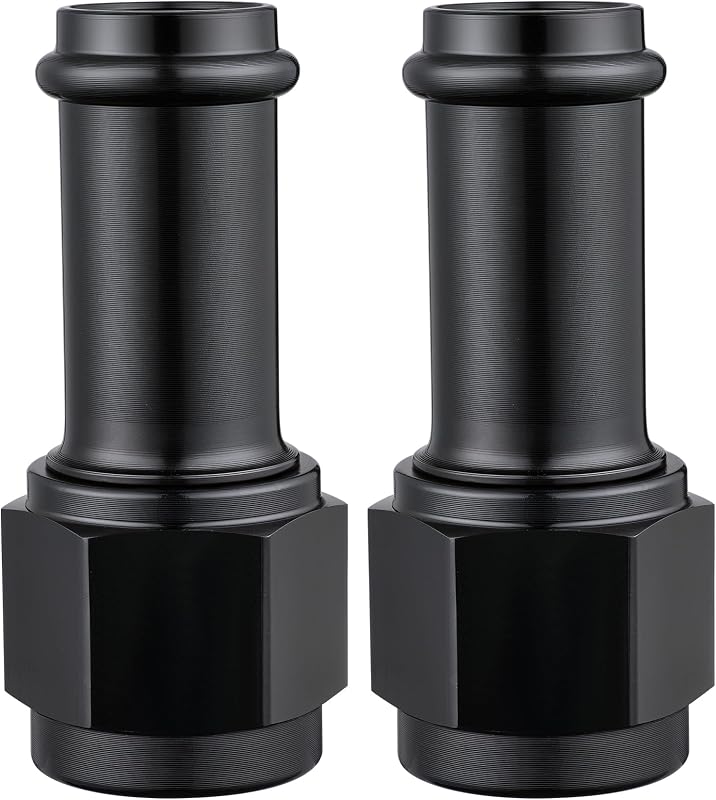 Conector de mangueira EVIL ENERGY 6AN fêmea para espigão de 1,27 cm, reto e giratório – 2 unidades