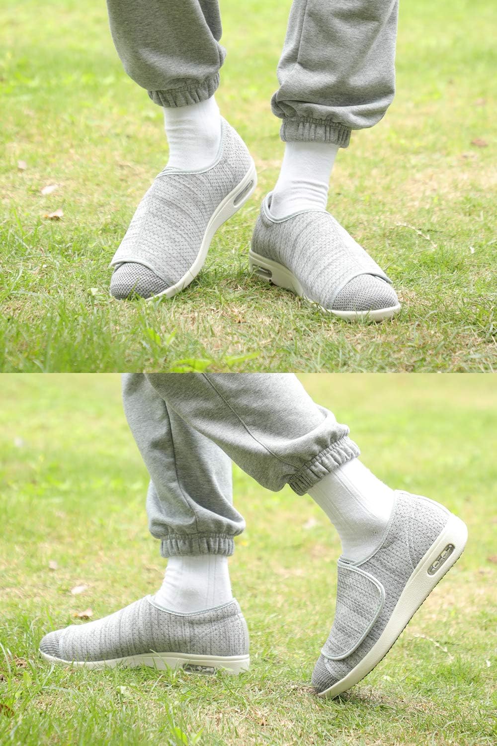 Women's Diabetic Shoes for Women Casual Adjustable Walking Shoes Wide Shoes for Elderly Swollen Feet Non-Slip Air Cushion Bottom Fattening and Widening - Image 7