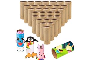 Craft Tube Fanatics: Unveil the Creative Potential of Jyongmer's 30 Sturdy Cardboard Tubes