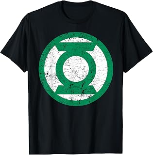 DC Comics DC Lanterna Verde Logo Distressed Maglietta