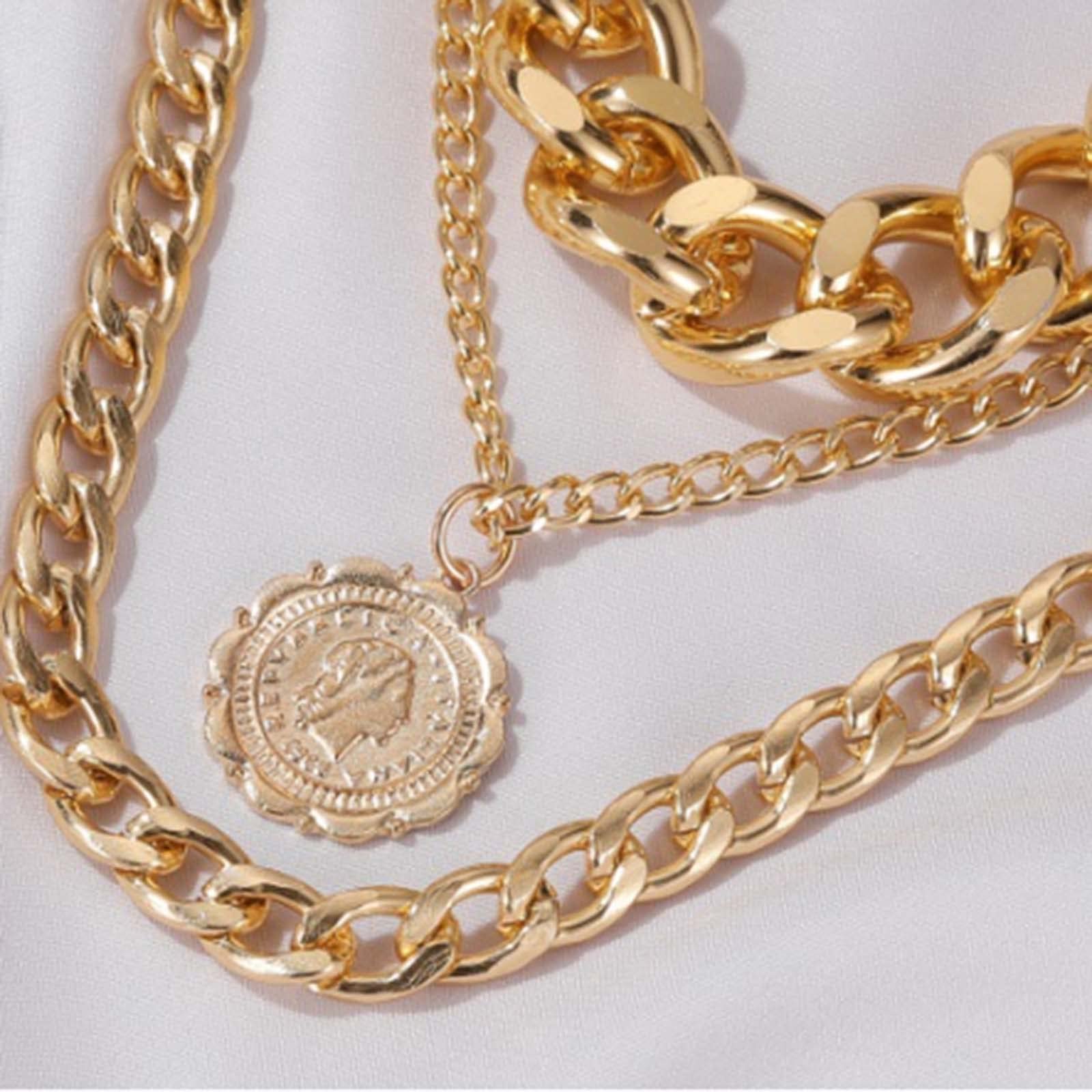 Collana girocollo con ciondolo a forma di cuore con catena