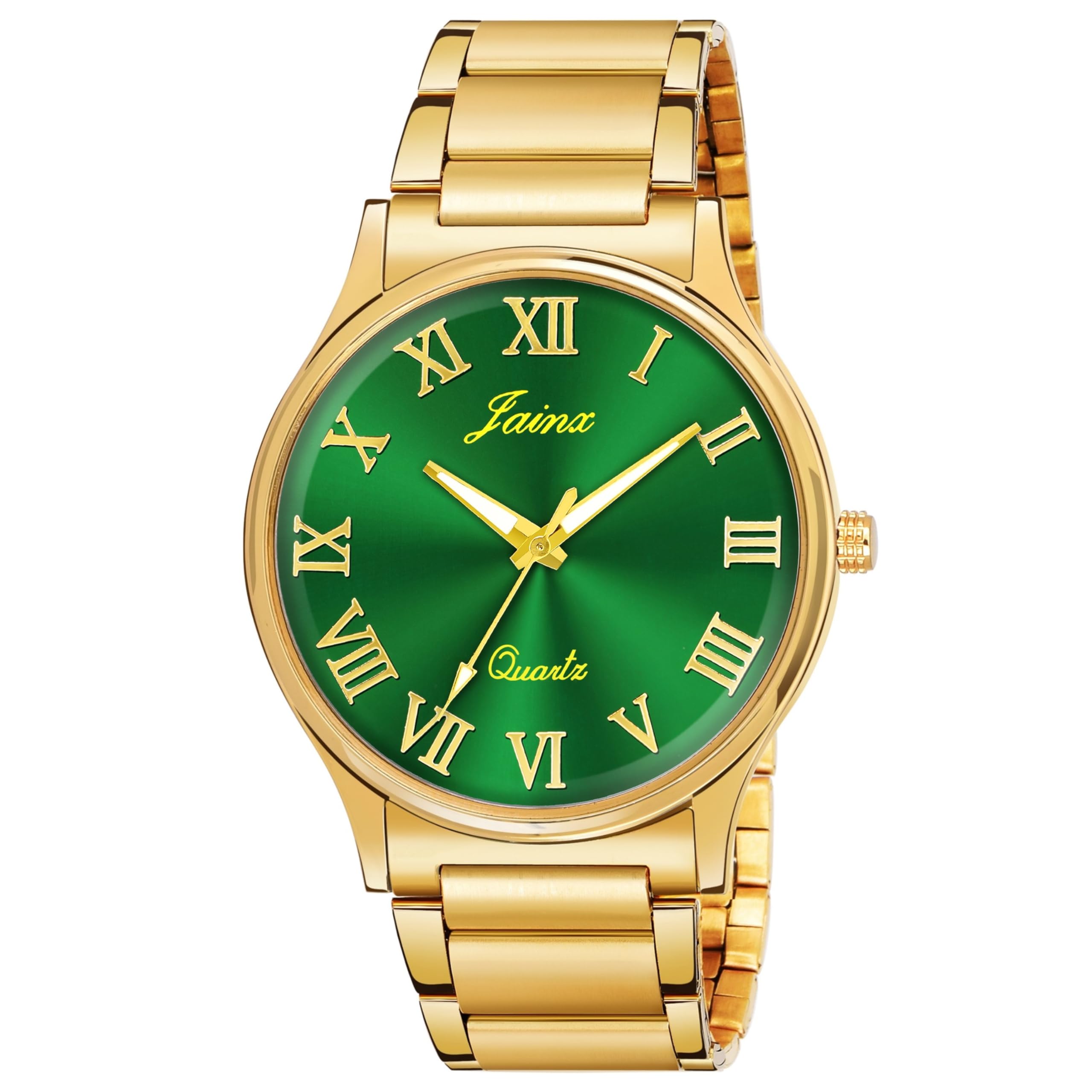 jainx Premium Gift Golden Analog Watch - for Men JM1186-picture-59