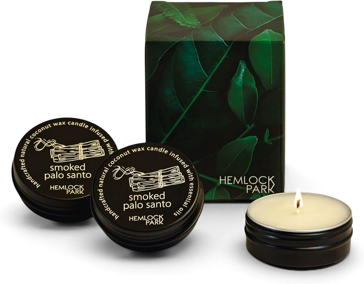 Smoked Palo Santo | Travel Candle Set of 3