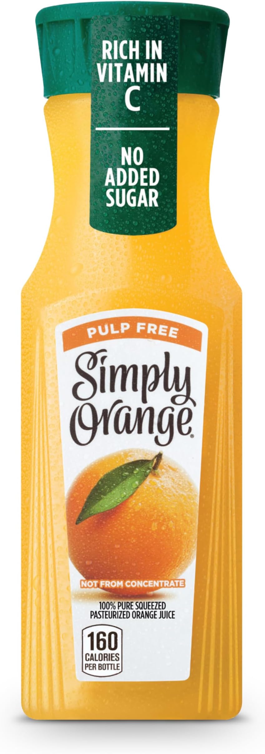 Simply Orange Juice Pulp Free, 11.5 Fl Oz Bottle