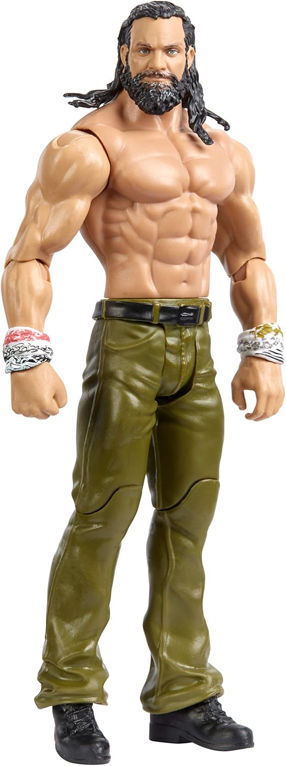 WWE Elias Action Figure in 6-inch Scale with Articulation & Ring Gear, Series #98