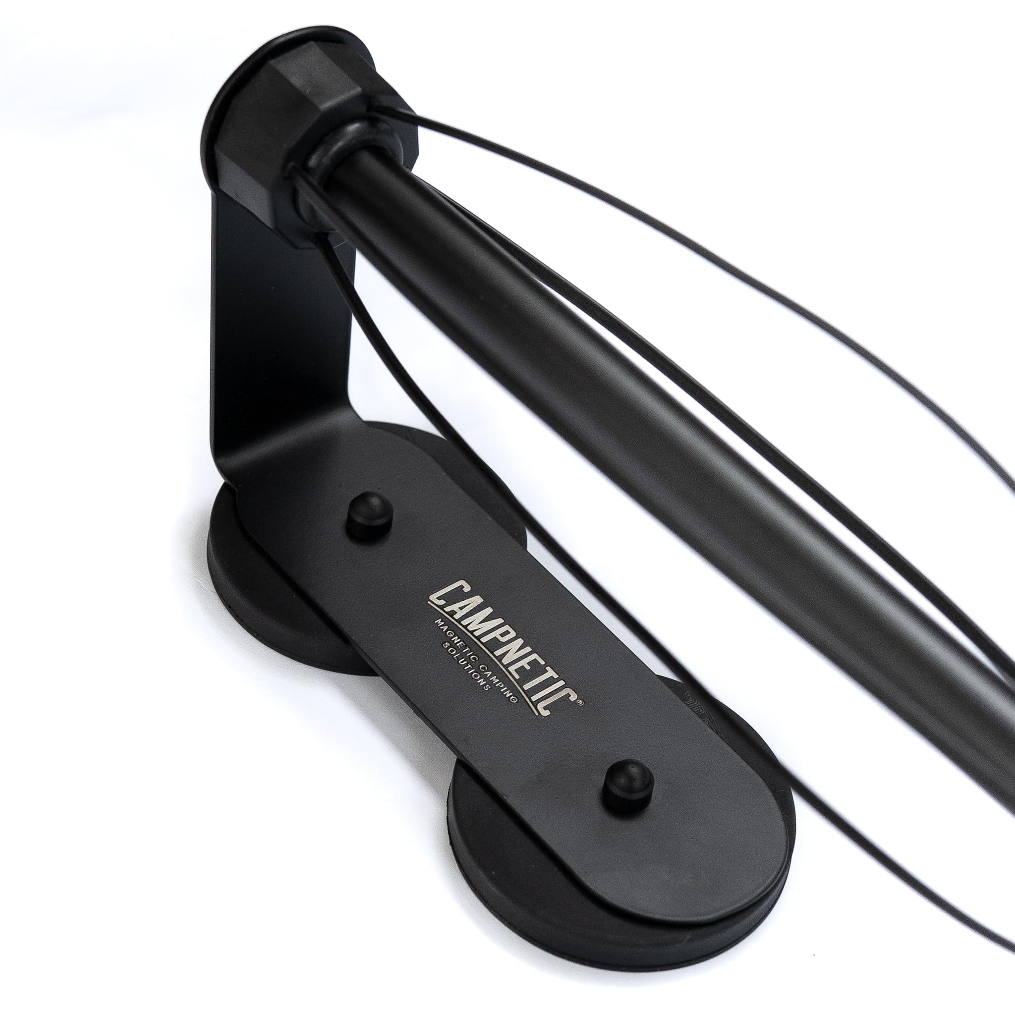 Campnetic Magnetischer Küchenrollenhalter für Camping | Magnethalterung, Camping Zubehör, Camping Magnete, Ideal für Camper und Vanlife, Inkl. Aufbewahrungsbeutel