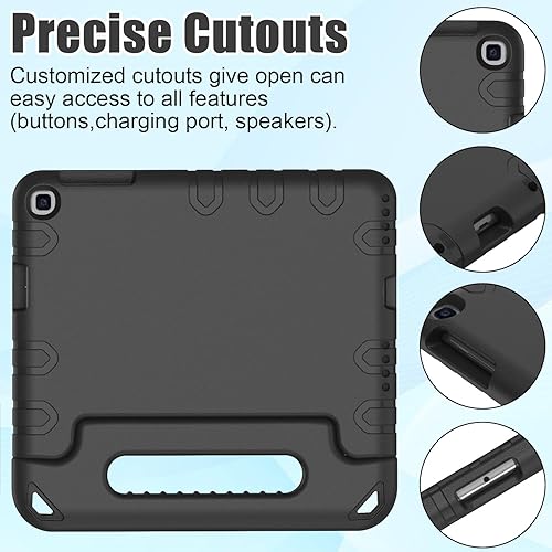 Miniatura 5 de BMOUO Funda para niños para Samsung Galaxy Tab A 101 2019 SM-T510T515 a prueba de golpes ligera con mango convertible para Samsung Galaxy Tab A de