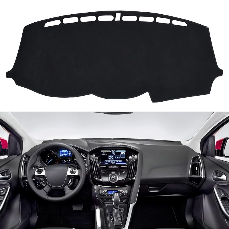Capa para Painel em Poliéster SPEEDWOW para Ford Focus 2012–2018, com Recortes para Saídas de Ar e Alto-Falantes, 1 unidade