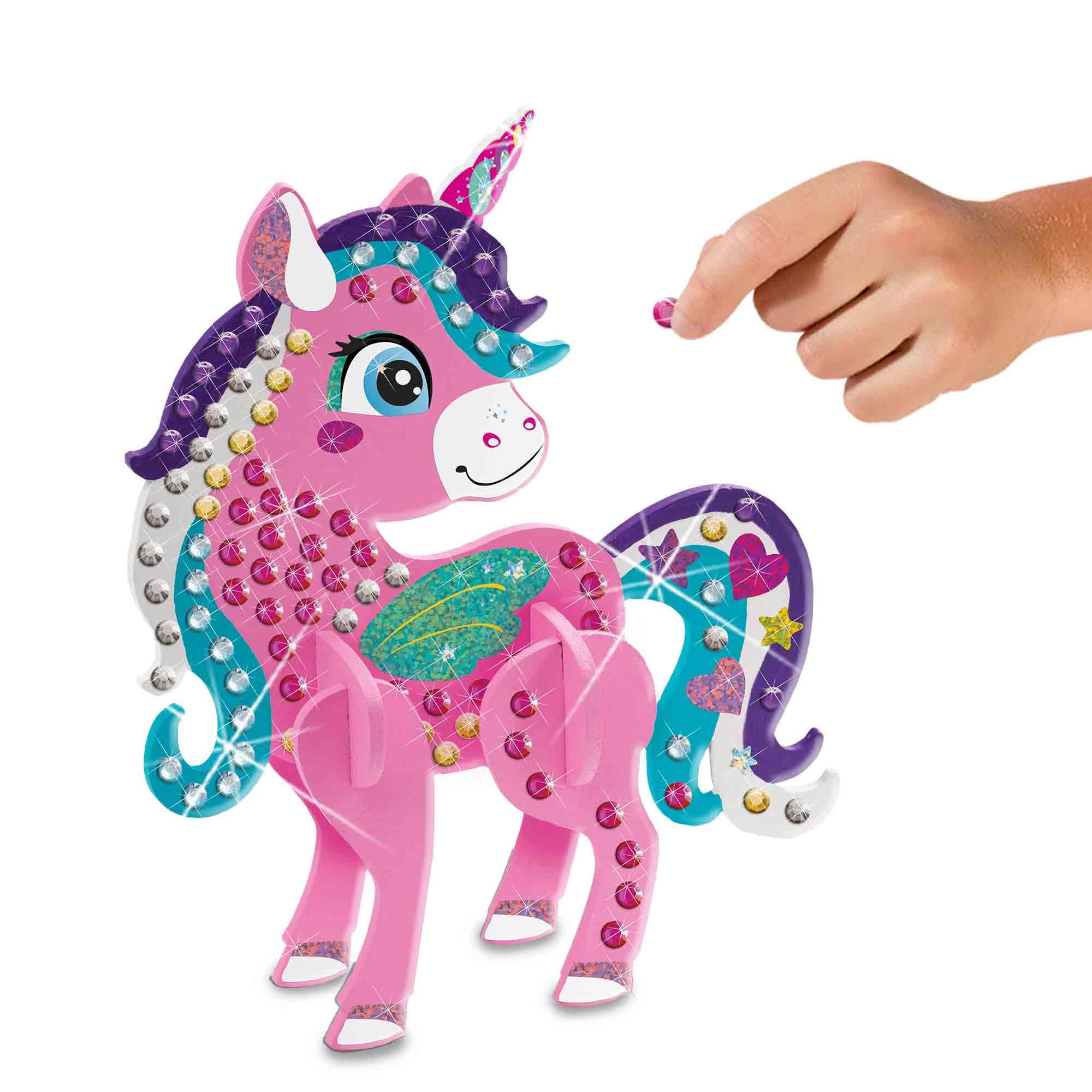 SES Creative 14134 - Diamond Painting - 3D Unicorns, Multi - Image 3