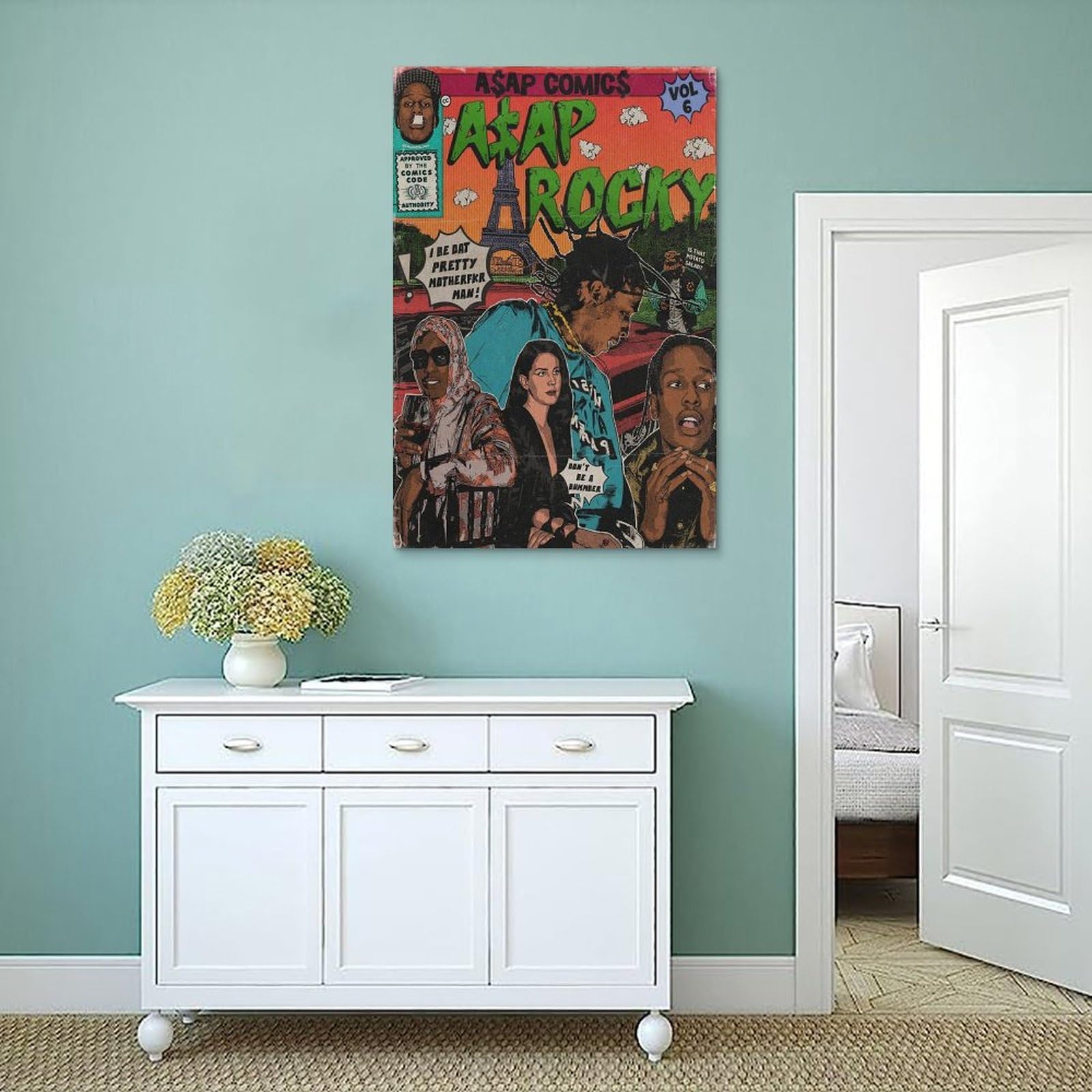 ASAP Rocky Poster Album Cover Limited Edition Posters, Rapper Muziek