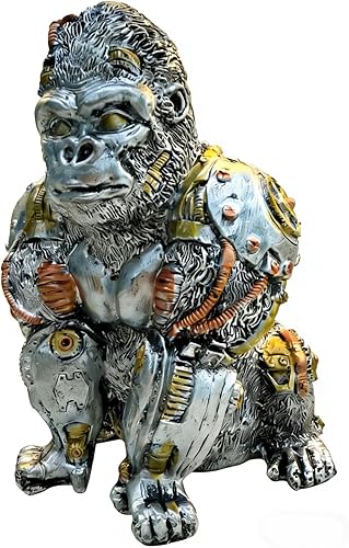 Miniatura 10 de Cyberpunk - Mano mecánica Silverhand, soporte para control de juegos, estilo punk, steampunk, moderno, decoración del hogar, decoración de sala de