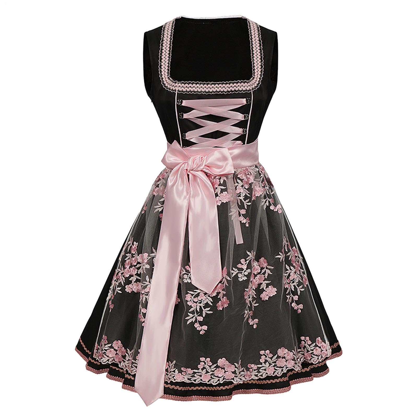 Disfraz de Oktoberfest para mujer, transpirable, elegante, vestido de