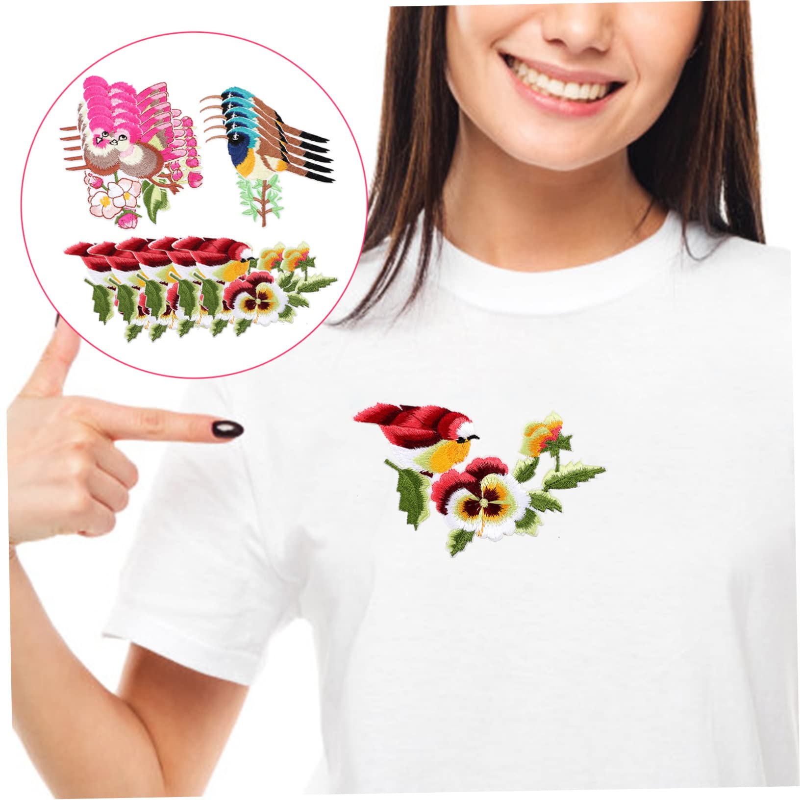 SHINEOFI 30pezzi Toppe Ricamate Patches Termoadesive Per Abbigliamento Decorazioni Per e Accessori Patches Per e Rinvigorire
