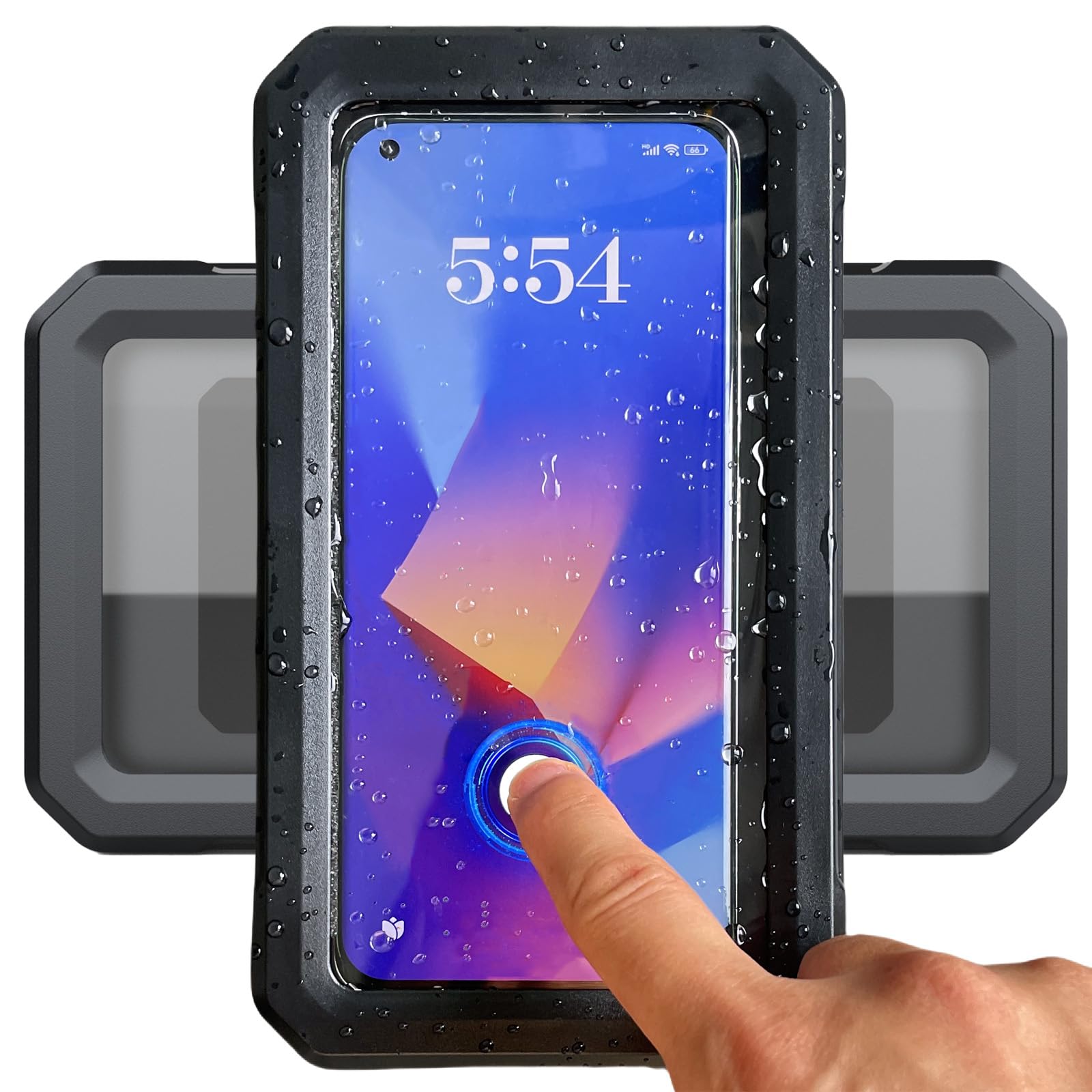 Support de téléphone étanche anti-buée pour utiliser son mobile sous la douche - 7