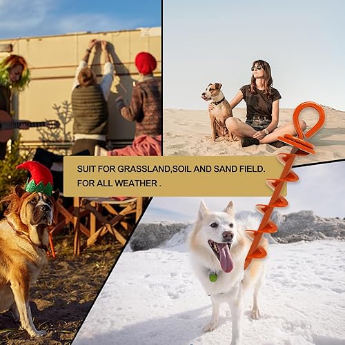 Miniatura 7 de Eurmax - Estacas para tienda de campaña para la familia, Rojo