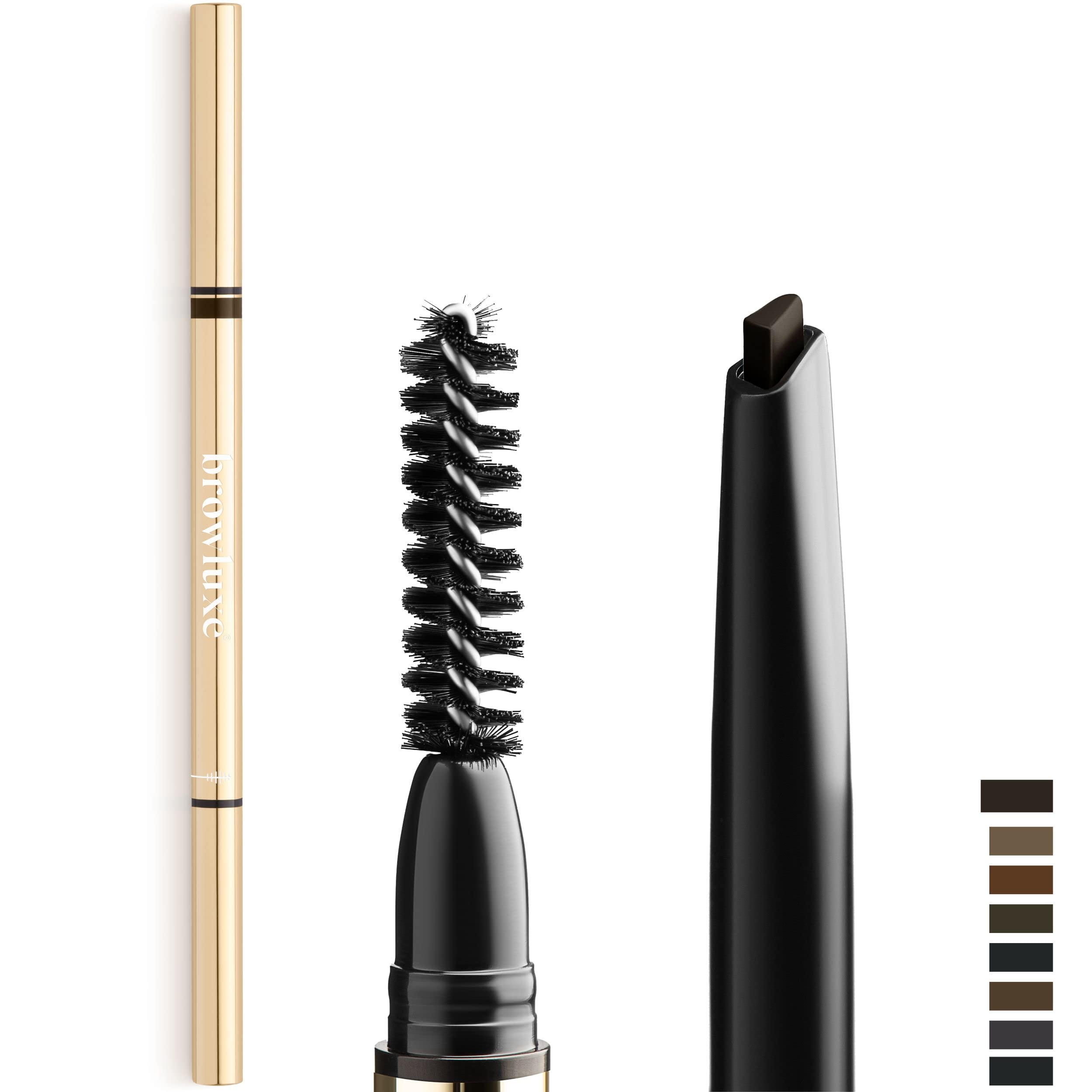 browluxeUltra Precise Eyebrow Pencil Waterproof, Long Lasting Brow Pencil with Castor Oil In Shade Cocoa
