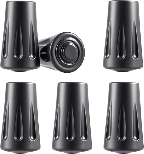 BlingKingdom 6 unidades de bastones de senderismo, puntas de bastón de senderismo, bastones de senderismo para bastones de senderismo, bastones de