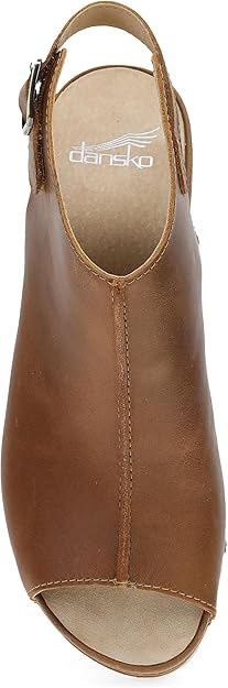 Amazon.com | Dansko Lizzy Peep-Toe Booties for Women - Linings from  Recycled Materials and Leather for Breathability- Lightweight Rubber  Outsole for ...