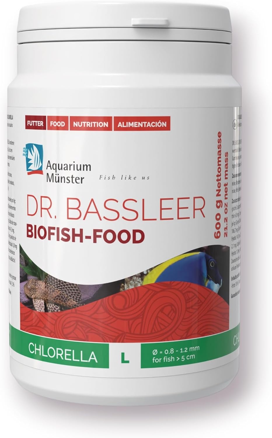Bassleer Chlorella Fish Food (Lrg, 600g)