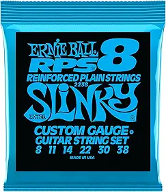 Ernie Ball Extra Slinky RPS Nickel Wound Electric Guitar Strings - 8-38 Gauge