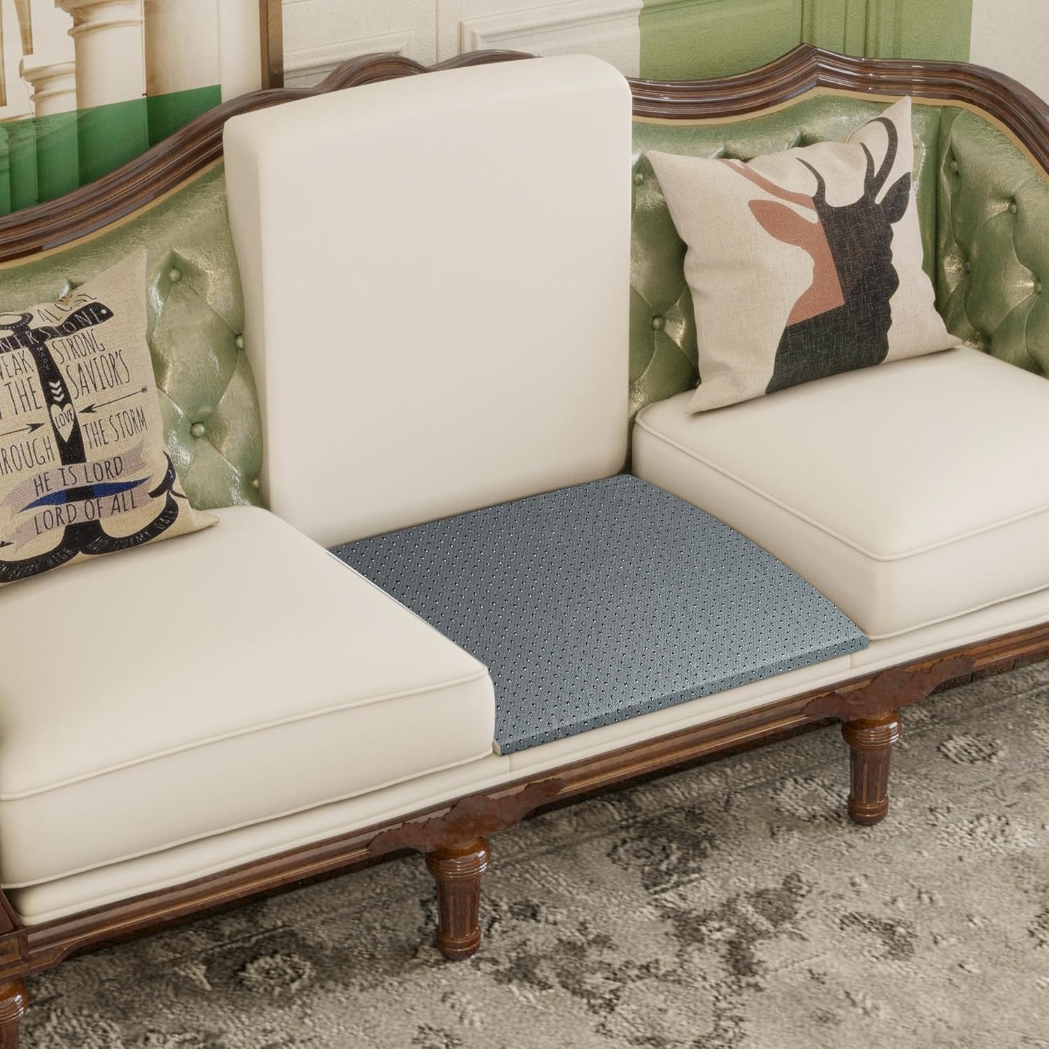 Sofa-Kissenstütze 52x52 cm (2 Stück) – Polsterstütze für durchgesackte Sofas, Sitzkissen-Unterstützung mit zusätzlicher Rückenstütze