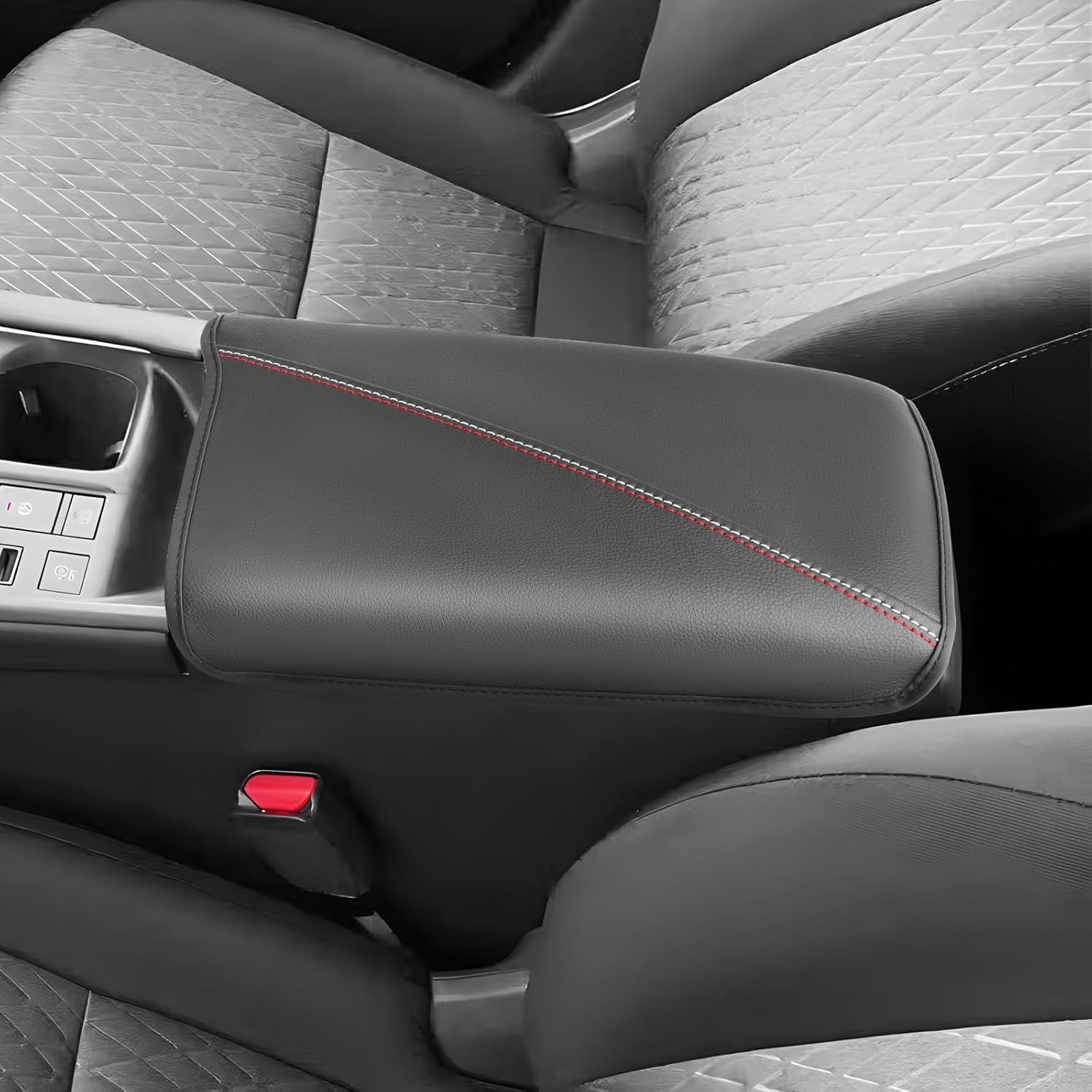 SKTU for 2026 Nissan Sentra Armrest Cover for 2026+ Nissan Sentra (S/SV/SR/SL) Center Console Cover Nissan Sentra 2026 Accessories Console Cushion Pad 2026 Sentra Seat Box Pad Soft