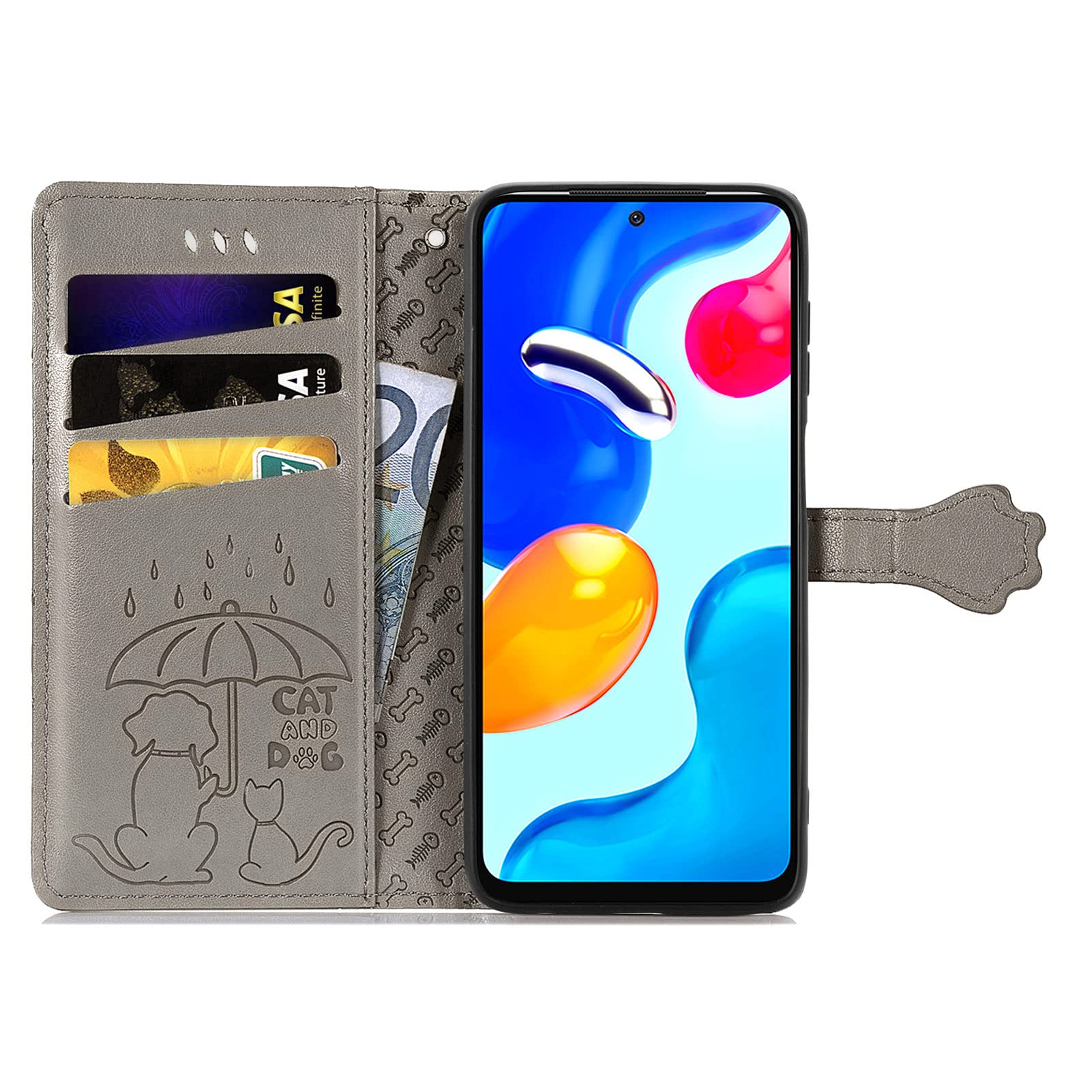 Miagon per Xiaomi Redmi Note 11S Cover,Custodia Cartone