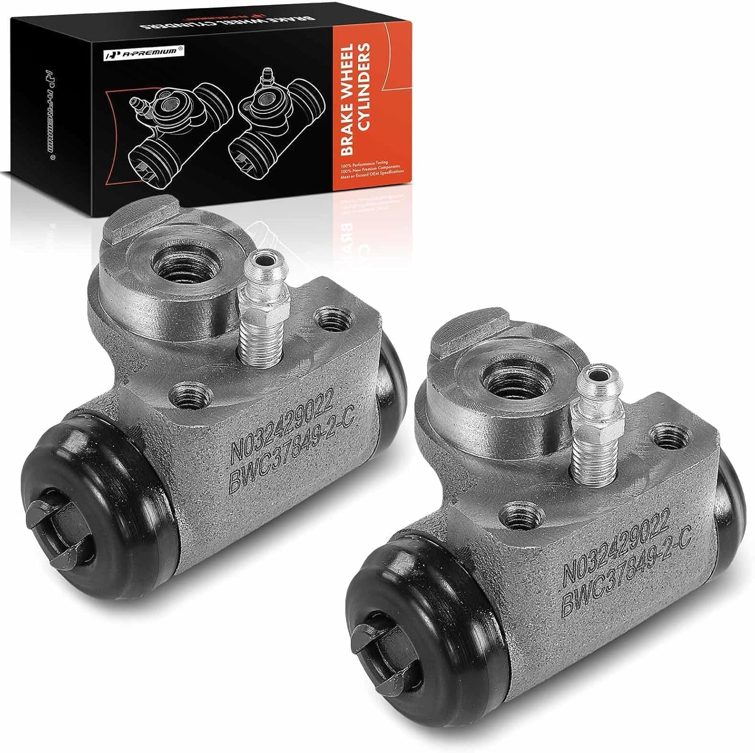 A-Premium Rear Driver & Passenger Drum Brake Wheel Cylinder Compatible with Select Saturn Models - SL1 SL2 SL 1991-2002, SC1 SC2 1993-2002, SC 1991-1992, SW1 1993-1999, SW2 1993-2001, 2-PC Set