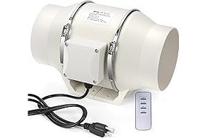 4 Inch Inline Duct Fan with High Efficiency Copper Motor