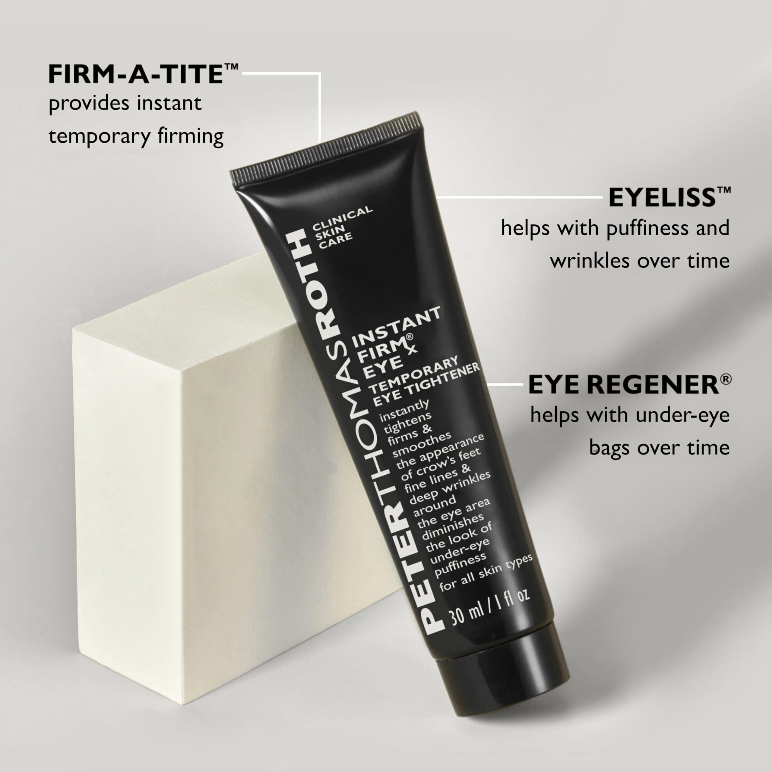 Peter Thomas Roth FIRMx™ Anti-Aging Set – Peeling Gel + Straffendes Gesichtsserum mit Kollagen, Peptiden & Enzymen – Exfolierend & Hautverjüngend – Für reife & müde Haut – 30 ml Serum + Peeling