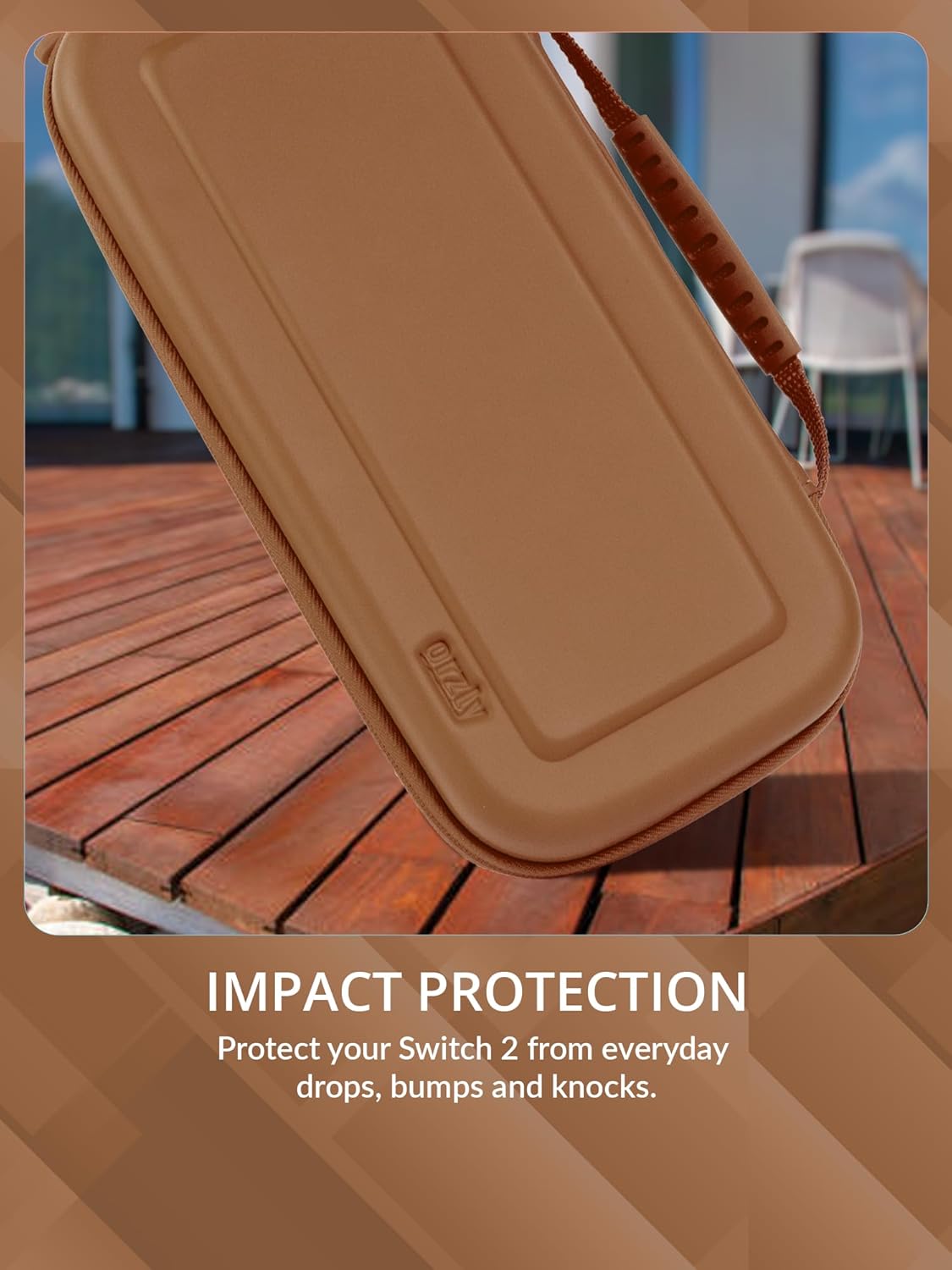 Orzly Case Compatible with Nintendo Switch 2 – Protective Travel Carry Case with Screen Padding, Game Card & microSD Slots, Zipped & Open Pockets for Accessories – 7.9" Gift Boxed - Image 6