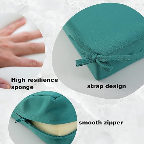 Miniatura 99 de idee-home Cojín de banco para exteriores impermeable, cojines de banco para muebles de exterior, almohadilla de asiento de repuesto para columpio