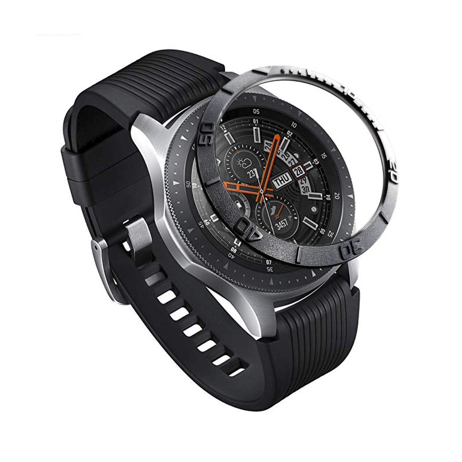 Topictogo Stainless Steel Bezel Ring 