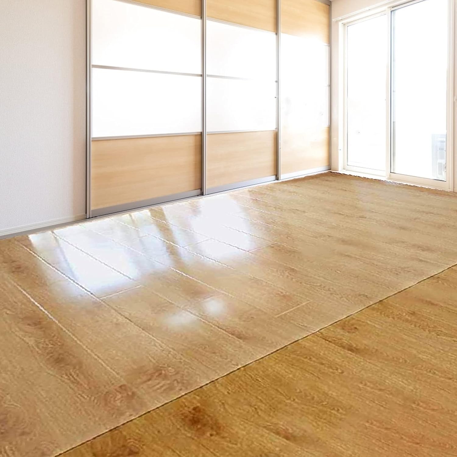 Cuttable Clear Vinyl Plastic Floor Runner/Protector, Large Non-Skid Area Runner Rugs Protector for Hallway/Kitchen/Living Room (Size: 1.5x2m/4.9x6.6ft) (1.2x4m/1.9x13.1ft) (1.2x5m/3.9x16.4ft)