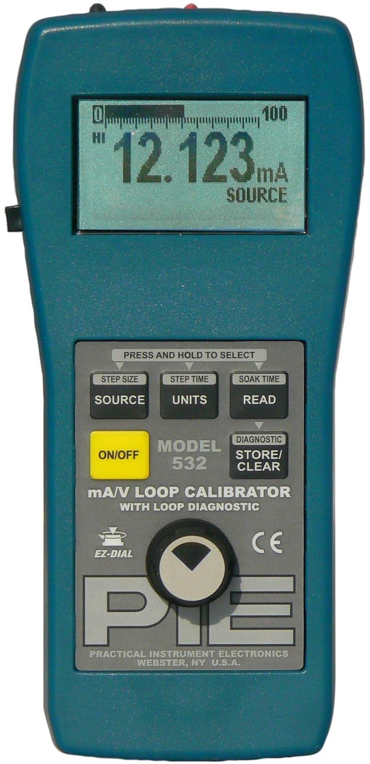 PIECAL 532 Loop Calibrator with Diagnostics, 4-20 mA/Voltage: Industrial & Scientific
