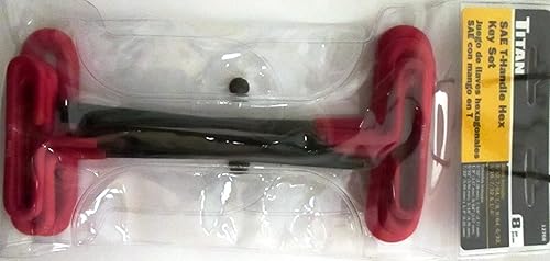 Miniatura 5 de Titan 12769 Juego de llaves hexagonales métricas con mango en T de 6 piezas