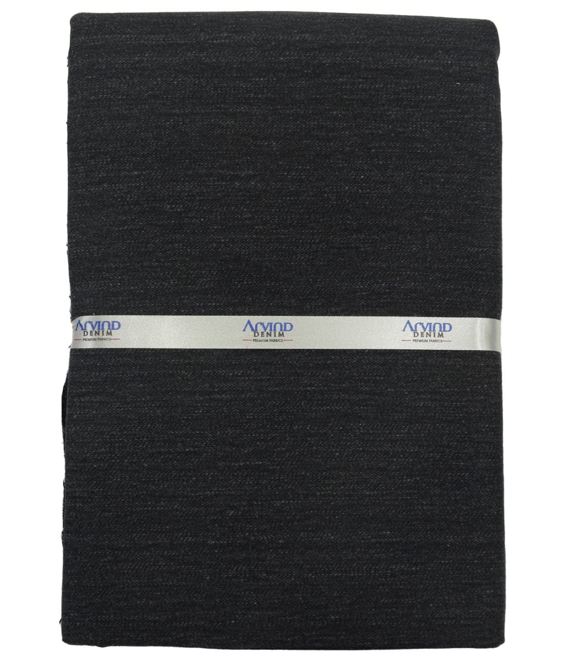 arvind Men's Cotton Self Design 1.25 Meter Unstitched Jeans Fabric (Plantinum Black)-picture-22