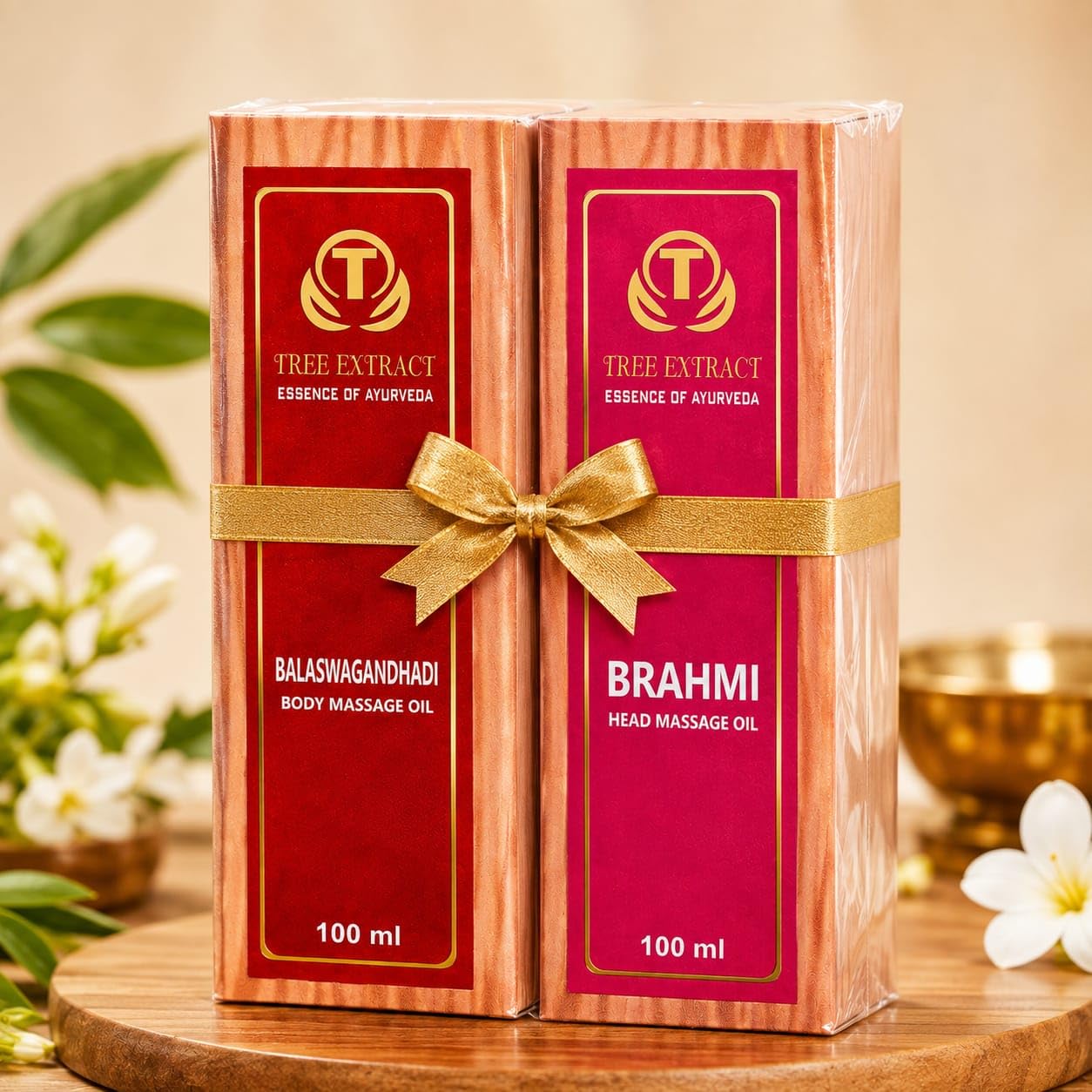 Ayurvedic Combo Pack - Brahmi Hair Oil (100ml) & Balaswagandhadi Body Massage Oil (100ml) | Natural Hair Growth & Muscle Relief Kit | Unisex-image-9