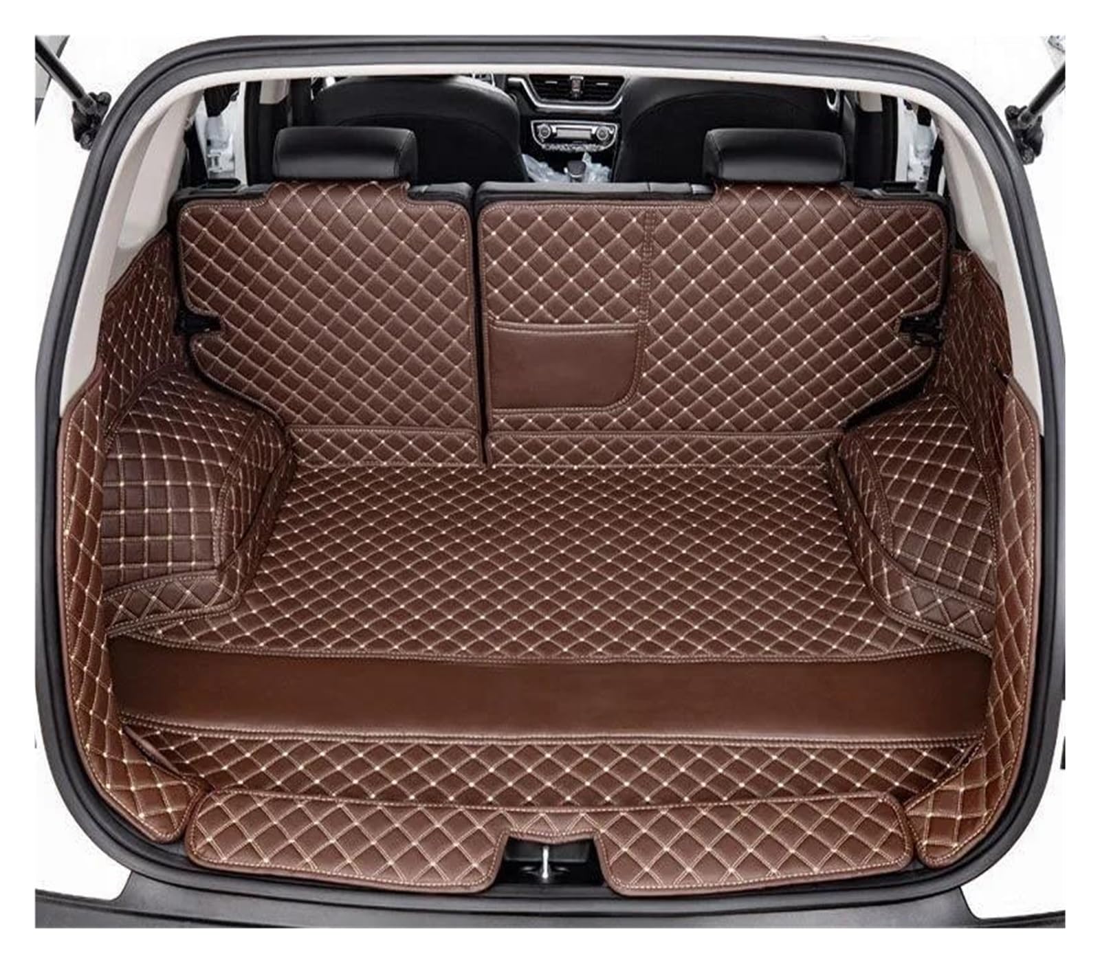 Tapis de coffre personnalisé haut de gamme Subaru Forester SK protection Coffee B - 7