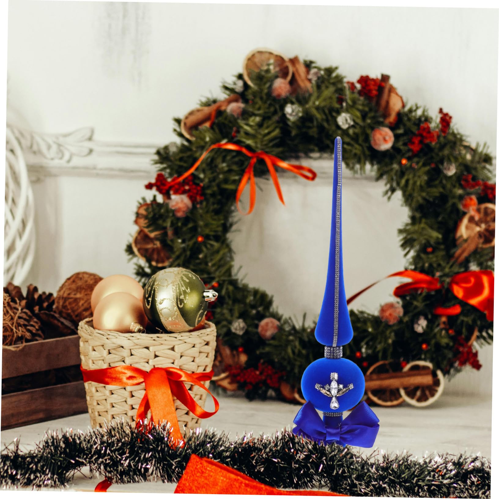 IMIKEYA 5St weihnachtsbaumspitze Stern glitzernde weihnachtsbaumspitze Vintage Baumspitze Weihnachtsbaum Stern Weihnachtsbaum Spitze Weihnachtsbaum-Top-Ornament Christbaumschmuck Plastik