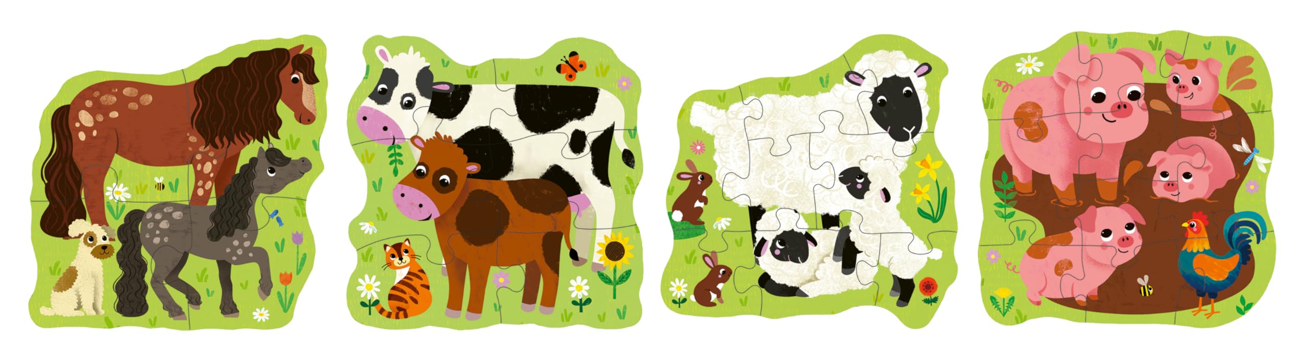 Ravensburger Puzzle Up Farm Animals - Jigsaws for Kids Age 2 Years (24 Months) - Educational Toddler Toys - 4, 6, 8, 10 Pieces - Image 3