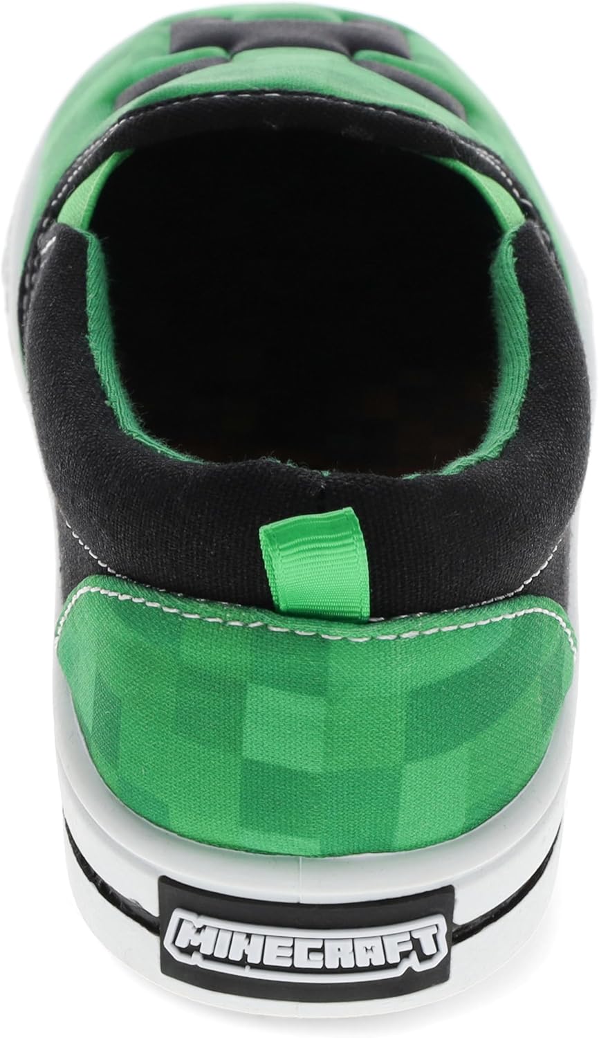 Minecraft Boys Creeper Slip-On Shoes for Little Kids, Sport, Skate, Casual - Image 4