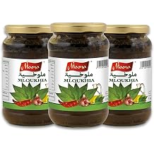 Moona Mloukhia Paste 3 x 350g - Authentic Tunisian Molokhia Stew Base, Ready-to-Cook Mediterranean Mallow Leaf Paste, Rich Flavor, Halal