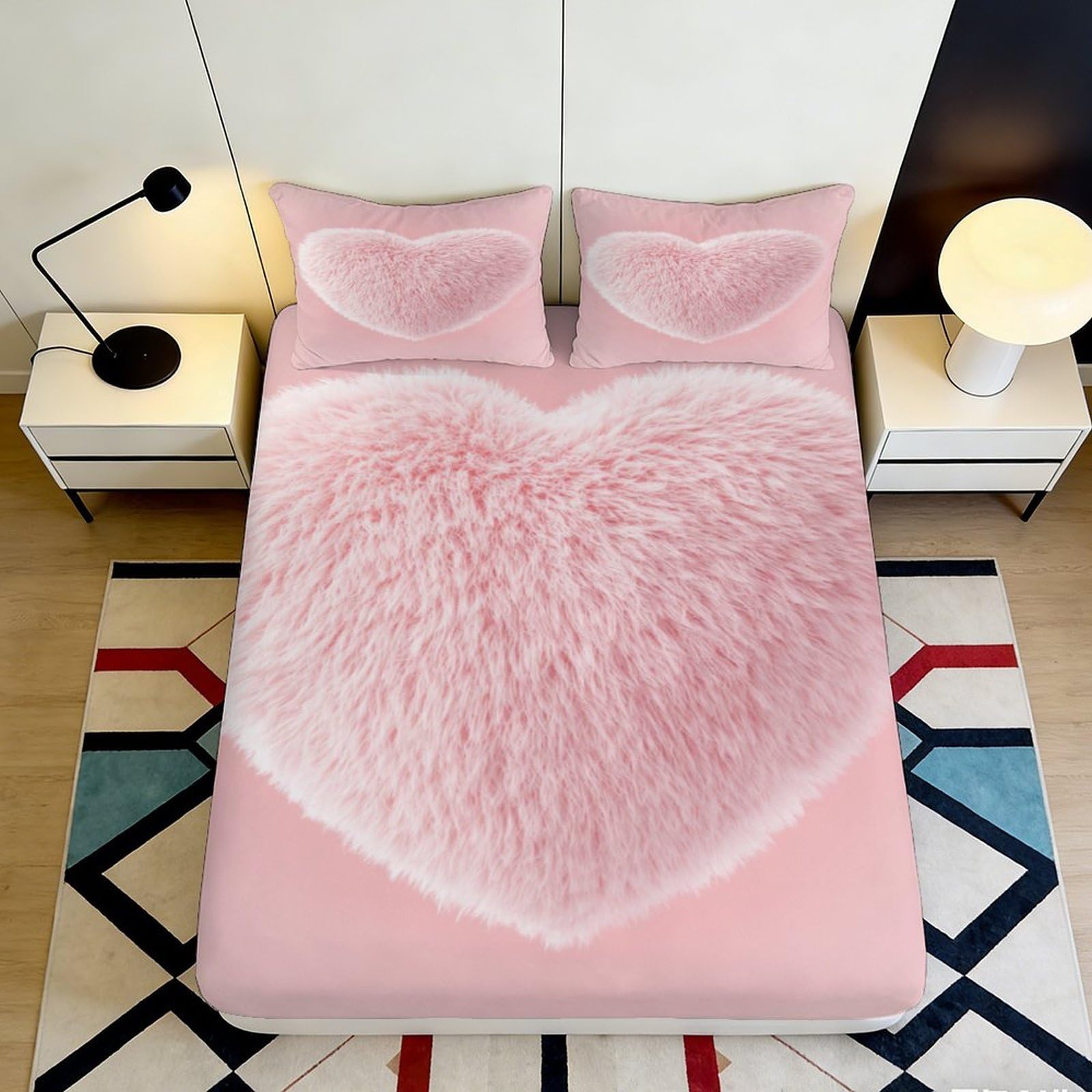 3D Printed Bed Cover Microfiber with Anti-Slip Fit for European Standard Mattress, Dustproof and Washable, Ideal for Bedroom Decor and Protection 90x200x25cm