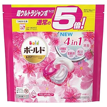 Amazon.co.jp: P&G ボールド ジェルボール 洗濯洗剤 癒しの